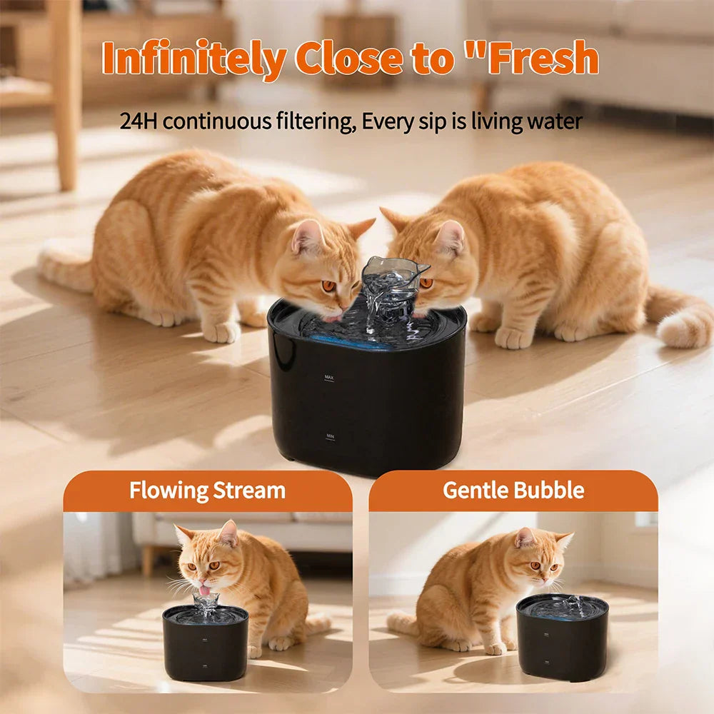 AquaPaw™ – Fontaine à Eau Silencieuse pour Chien & Chat