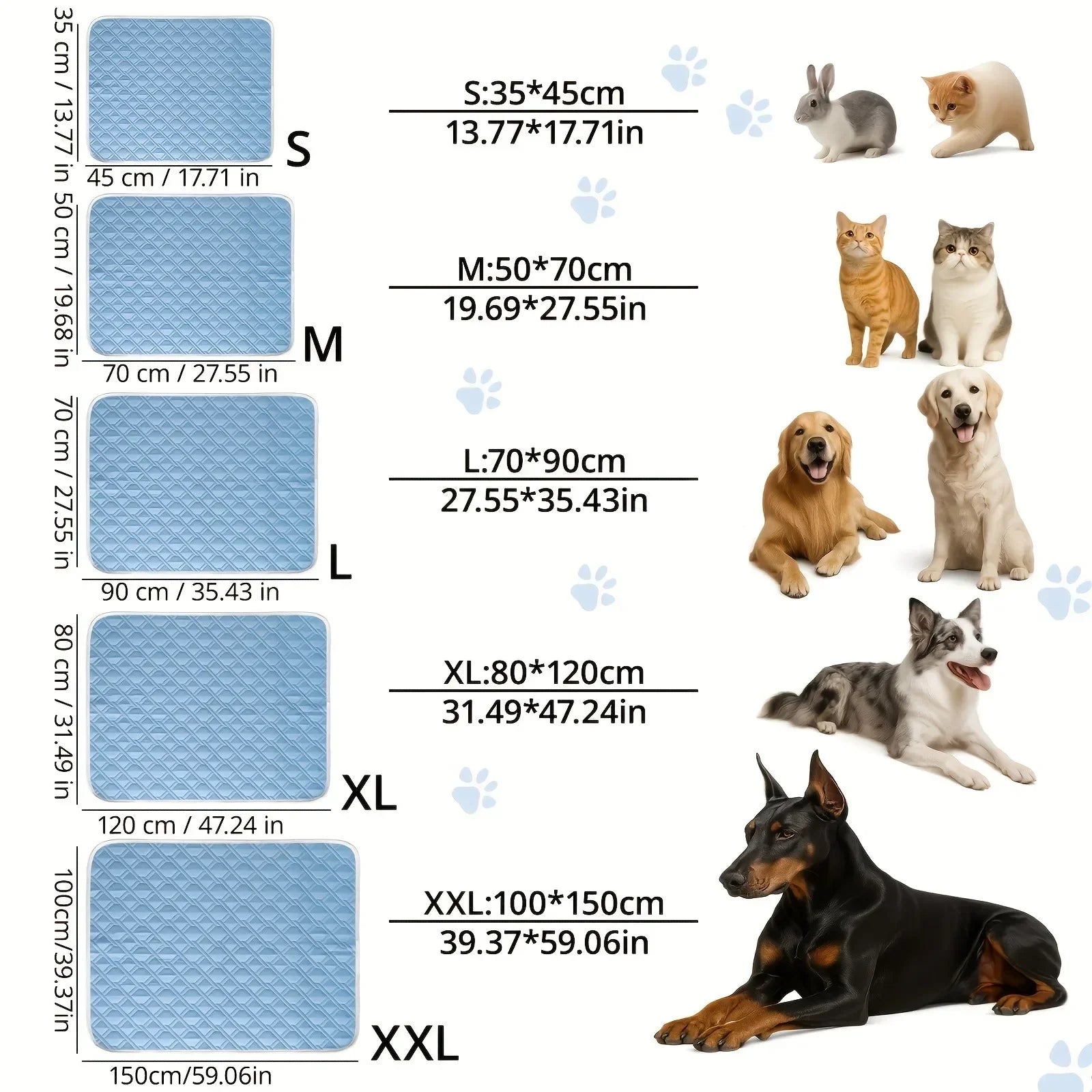 CoolPaw™ – Tapis Rafraîchissant pour Chien & Chat