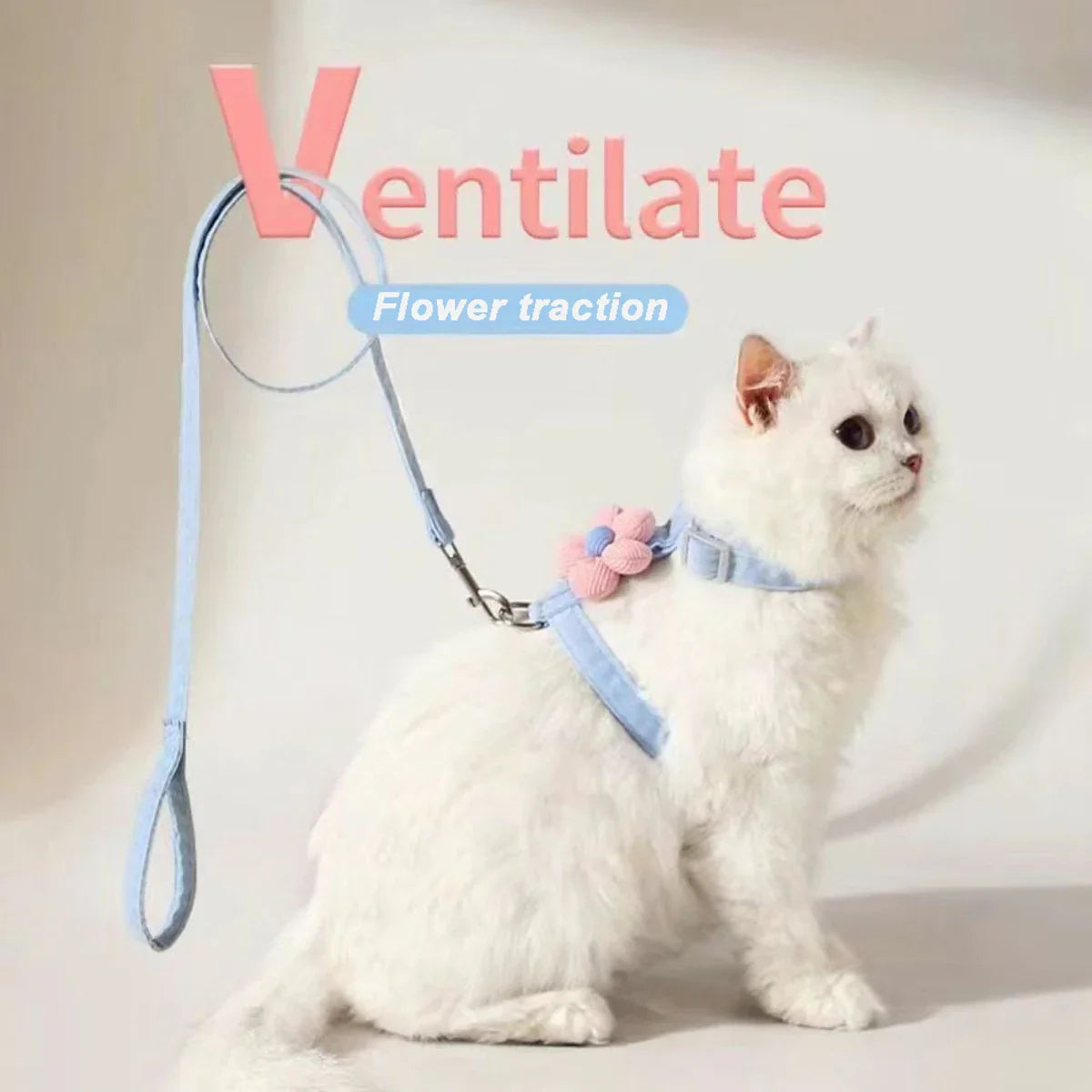 Harnais & Laisse pour Chat – Kit Réglable Doux & Sécurisé