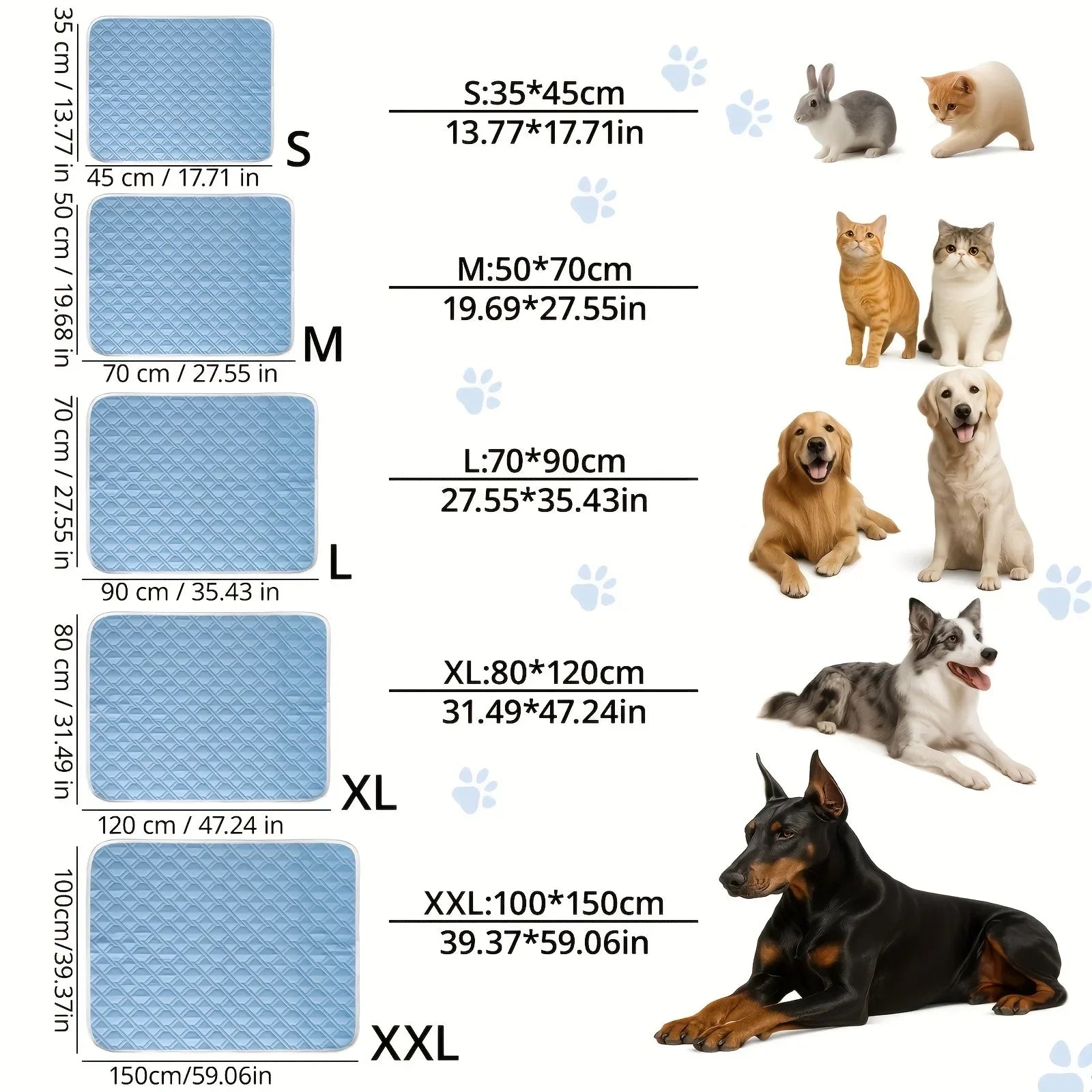 CoolPaw™ – Tapis Rafraîchissant pour Chien & Chat