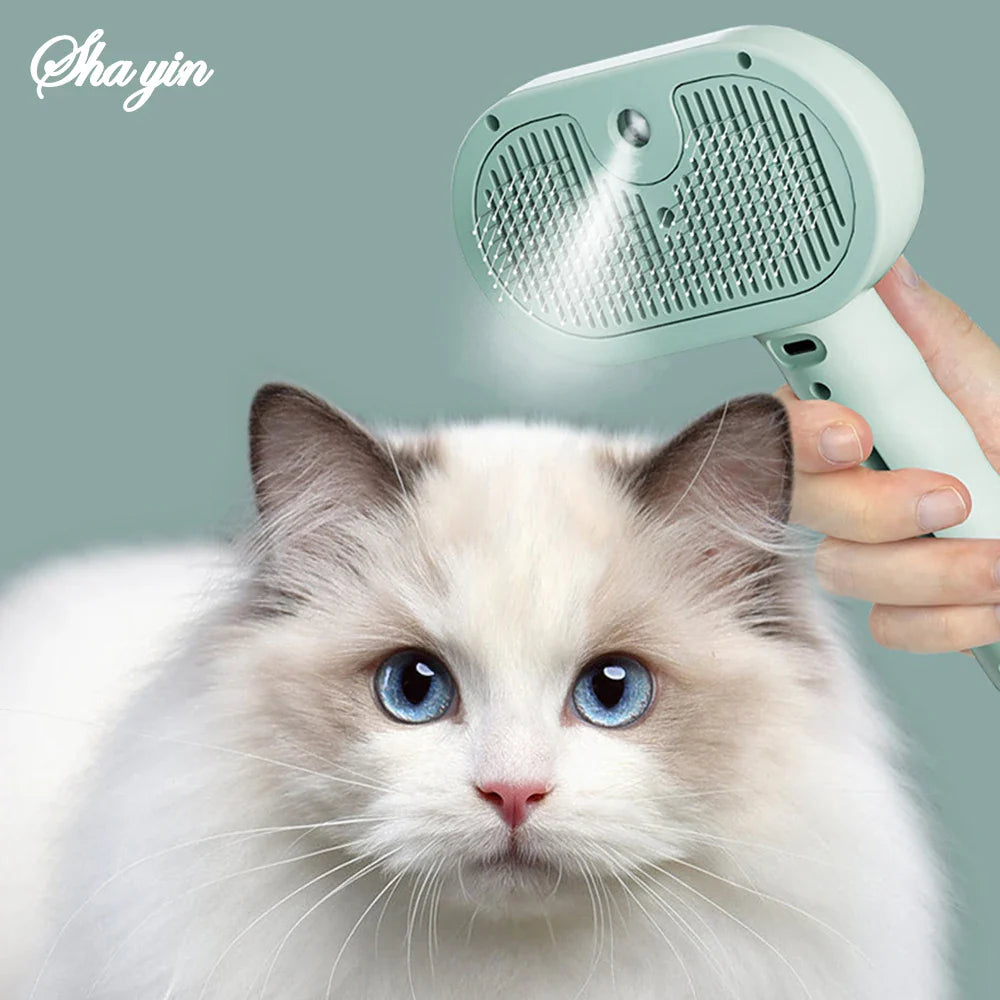 SteamBrush™️ – Brosse vapeur anti-poils pour chien 🐶