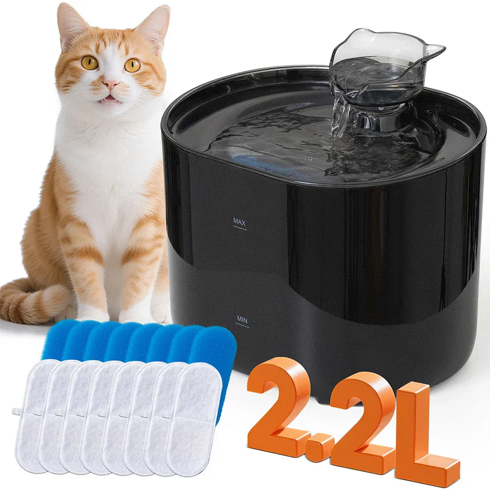 AquaPaw™ – Fontaine à Eau Silencieuse pour Chien & Chat