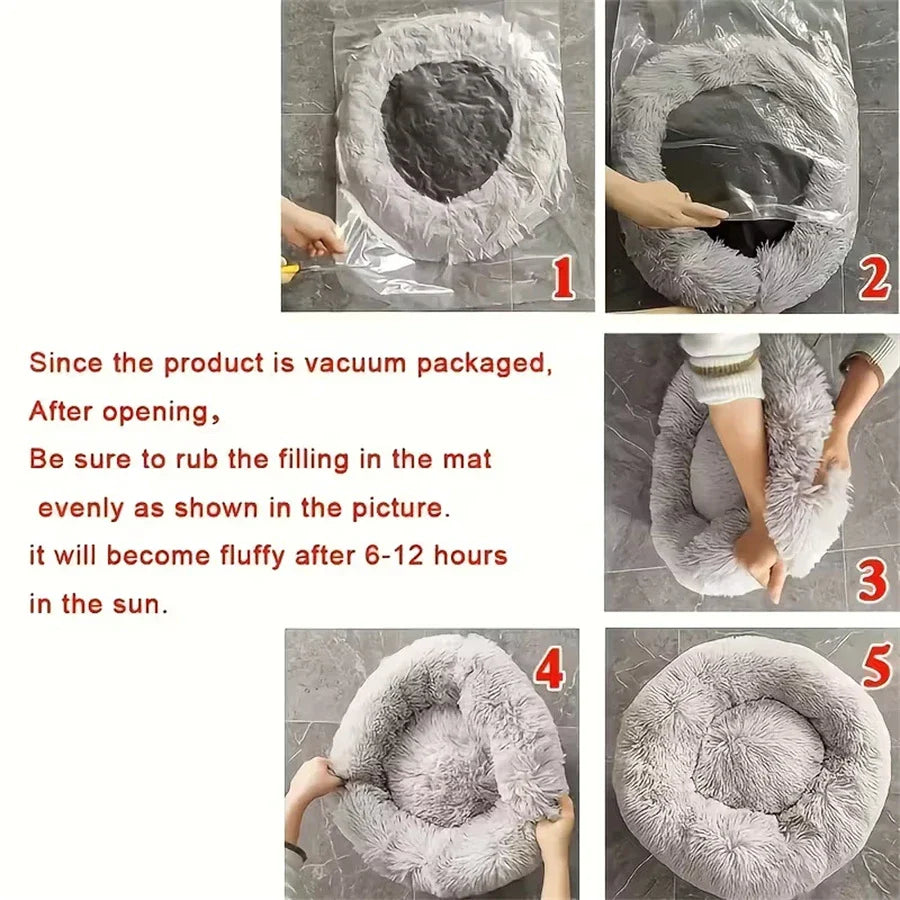 Coussin Donut™️ – Lit douillet pour chien & chat 🐾