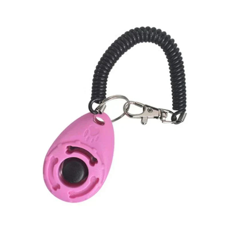 Clicker dressage premium pour chien et chat avec bracelet réglable, outil d'entraînement efficace et ergonomique