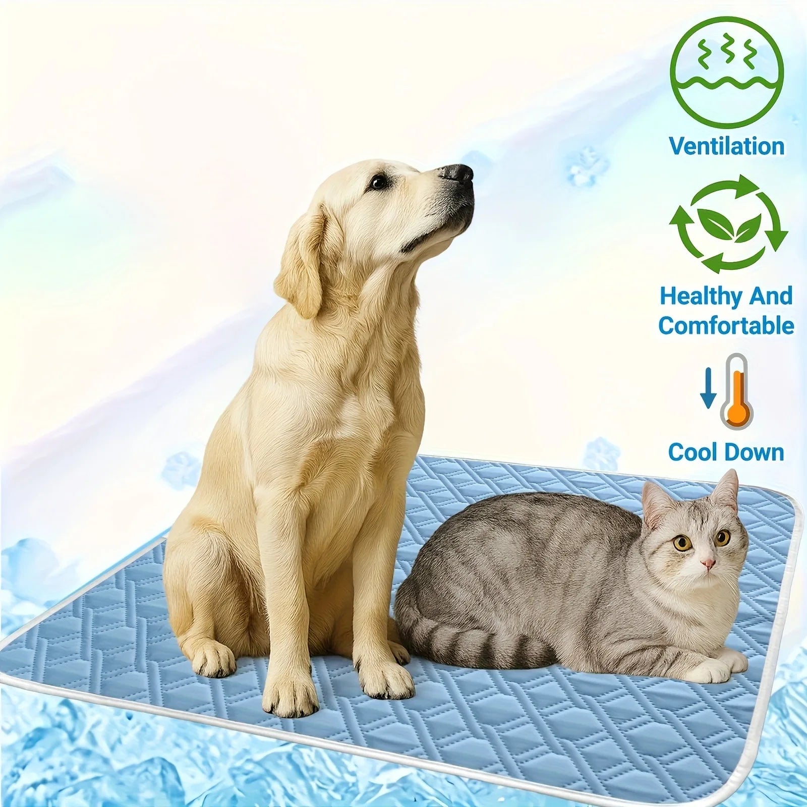 CoolPaw™ – Tapis Rafraîchissant pour Chien & Chat